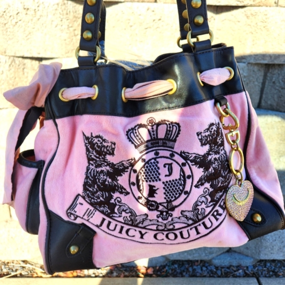 SOLD Authentic Juicy Couture Pink Daydreamer Bag Purse 🩷 - Picture 3 of 11